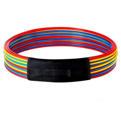12pcs Agility Ring Circle Post 40cm Portabel Ring Latihan Kecepatan Sepak Bola Alat Latihan Sepak Bola Warna