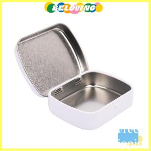 Beloving Flash Sale Survival Kit Small Empty Metal Black Flip Storage Box Case For Key Candy