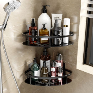 ชั้นวางเนกประสงค์ ที่วางครีมอาบน้ำ ที่วางยาสระผม ที่วางของ ชั้นวาง ที่วาง ชั้นวางของติดผนัง ชั้นวางเข้ามุม ที่วางของใช้ในห้องน้ำ