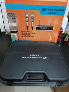 SENNHEISER SKM 95 WIRELESS MICROPHONE SET WITH CASE WITH FREE FOAM