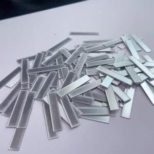 1set 5cmx1cm Acrylic Rectangular Mirror Mosaic Glass Tiles Self-Adhesive DIY Decorative Material Rectangle Mirrored