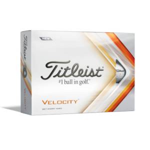 2022 Titleist Velocity Golf Balls (Orange)