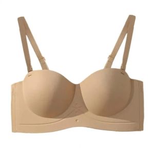 CAPIN Adjustable Strap Bra Seamless Push Up Womens Bra with Adjustable Straps Soft Breathable Elastic Back Closure for Comfort