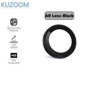 Bộ lens KU.ZOOM bảo vệ camera viền hợp kim kính trong suốt 9H cho 18 17 16 pro max 15 12 13 ProMAX 14 Plus phụ kiện MinnSTORE