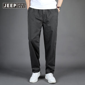 JEEP SPIRIT Quần Thường Ngày Ống Đứng Retro Nhật Bản Joker Bốn Mùa Quần Yếm Thương Hiệu Phong Cách Hong Kong Màu Trơn Dáng Rộng