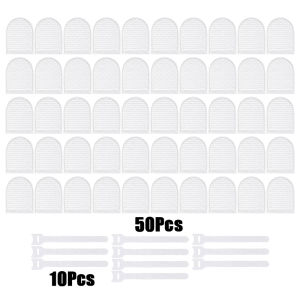 50Pcs Faucet Filter Cotton Universal with T-strap Faucet Filter Anti-splash Thickened Tap Water Filter Bag