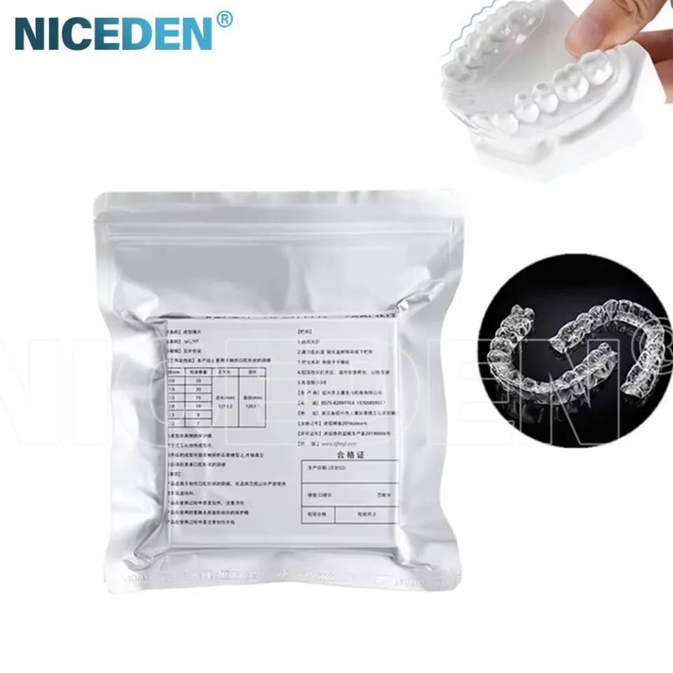 7 Sheets Dental Splint Material 3.0mm – Soft Transparent Vacuum Forming Sheets