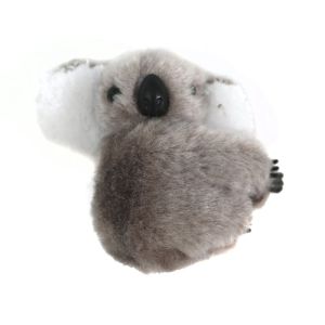 Laz Nigori Cute Koala Plush Barrettes Female Cartoon Style Sweet Cute Fringe Clip
