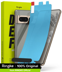 Ringke Dual Easy Film [2 Pack] for Google Pixel 7 Pro Screen Protector Full Coverage High Resolution Easy Application Case Friendly Screen Film