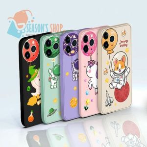 Softcase Macaron Camera Protection For XIAOMI - {SMV-08} - POCO X3 R. 4A R. 5+ R. 5A R. 6A R. 7 R. 8 R. 8A R. 9 R. 9A R. 9C R. NOTE 10(4G) - Square Liquid Silicone Case - Silikon Cair Persegi - Case Macaron - Casing Hp - Silikon Hp - Pelindung Hp