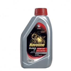 Dầu nhớt cao cấp xe máy số Caltex Havoline Super 4T SAE 15W40 xe máy số Exciter Winner Yamaha Honda Wave Sirus Mô tô PKL PKN