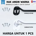 hak angin proyek 6 mm x 19 cm kunci jendela kait jendela cantolan jendela cengkal penyangga penahan Hak angin jendela cantolan 8 inchi / 20 cm window hook HARGA PER BIJI Hak angin jendela stainless / lamskar / pengait / cantolan / penahan. 
