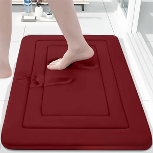 BLACKON Non-Slip Bathroom Mat Quick Dry Absorbent Floor Mat Long Strip Thickened Door Mat Bathroom