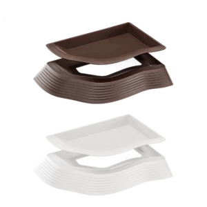 ชามอาหารสัตว์เลื้อยคลานที่มีจานน้ำเต่าสระอาบน้ำการตกแต่งตู้เลี้ยงสัตว์น้ำสำหรับมังกรเคราเต่า