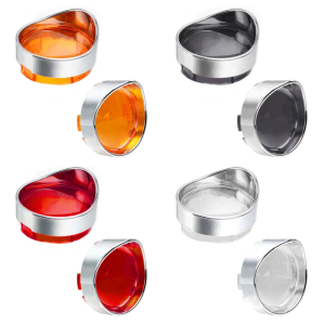 Turn Signal Cover Set High Strength ABS Plastic Weatherproof Design Easy Snap On Installation For XL883 XL1200 Motorbike