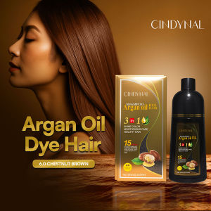 Shampoo Semir Pewarna Rambut 500ml / Cindynal Hair Color Shampoo Argan Oil Dye Hair Tanpa Bleaching