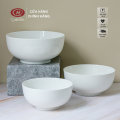 Bát Tô Kiểu Hàn Quốc 15cm Sứ Minh Châu - Trắng trơn - TH06. 