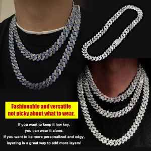Titanium Steel Diamond Necklace men Simple and Generous Twisted Chain