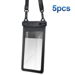 5pcs Floating Phone Pouch Waterproof Floating Phone Case with Lanyard Phone Case Dry Bag