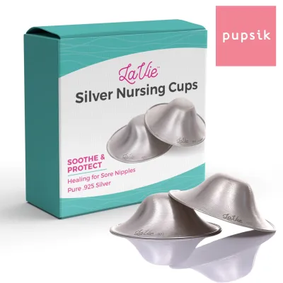 LaVie Silver Nursing Cups 1 pair (2 Sizes)