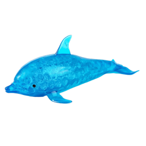 CHLOCH TPR Shark Stress Balls Soft Blue Stretchy Stress Squish Ball Durable Stretchy Sea Animal Squeeze Toys Kids Play