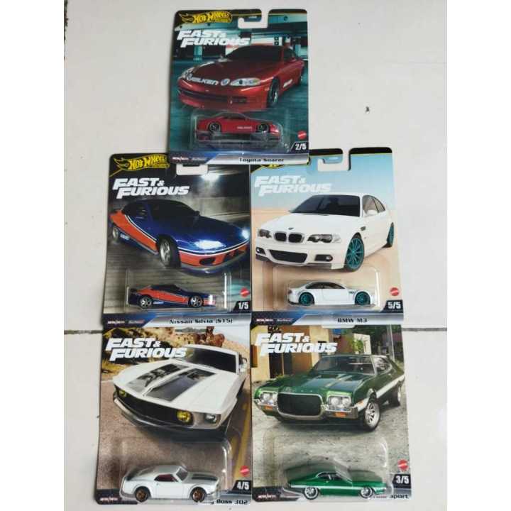 Hot Wheels Premium Fast & Furious 2024 Nissan Silvia S15 Toyota Soarer ...