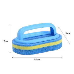 Bàn chải lau rửa bằng mút dày hơn có tay cầm để chà rửa chén bát cho nhà bếp và nồi