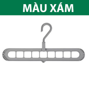 Móc Treo Đa NăngMóc Treo Quần Áo 9 Lổ Thông Minh