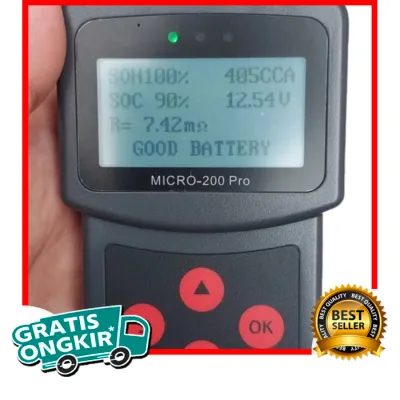 TERBAIK Accu Tester Lancol Micro 200 Pro Alat Pengetes Voltase Arus Pengisian Setrum Aki dan Dinamo Alternator Truck Motor Mobil Truk