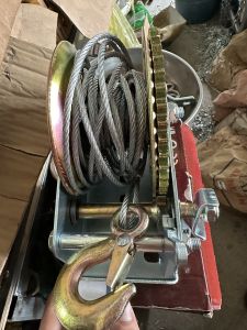 Tời quay tay VINA TB tải trọng 500kg (1200bls) bao gồm dây cáp và móc cẩu CÁP THÉP THÁI BÌNH VINA