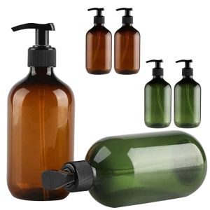300/ 500ml Shower Gel & Shampoo Soap Dispenser/ French Bath Air Pump Bottle/ Travel Lotion Organizer Empty Bottle