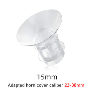Breast Pump Flange Inserts 15/17/19/21MM Breast Pump Funnel Inserts Plug-in Different Caliber Size Converter Small Nipple Horn Adapter