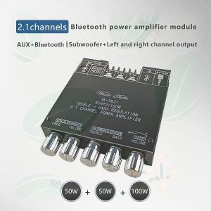 ZK-TB21 Bluetooth Audio Amplifier Module 2.1 Channel 160W*2 + 220W Subwoofer Module para sa Audio ng Sasakyan at Bahay