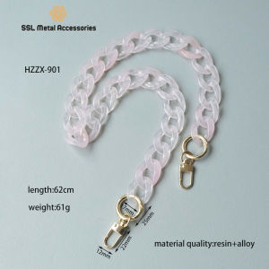 Dây xích nhựa thời trang mới cao cấp nhiều màu thay thế cho túi xách HZZX-901 62cm (1 dây)