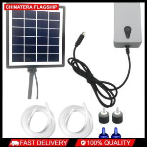 6V 2W Solar Aquarium Oxygen Pump for Fish Tanks Pool Aerator with Low Power Consumption