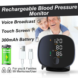 English voice Digital Wrist Type Large Screen Electronic Home Automatic Intelligent Sphygmomanometer Measurement Blood Pressure Meter