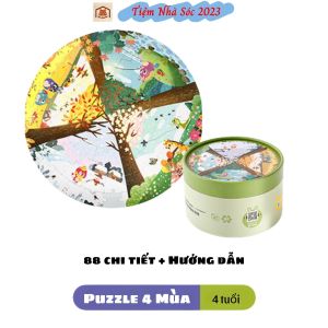 Đồ chơi lắp ráp puzzle 4 mùa 88 chi tiết cho bé từ 4 tuổi-Tiệm Nhà Sóc 2023
