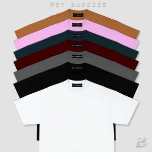 Basic Boxy Crop Tee Hey Buddies Clothing Boxy Crop Tee Oversize Menswear