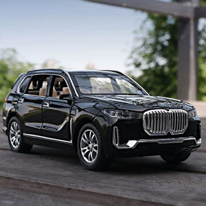 1:32 Scale BMW X7 Alloy Car Model Diecast Car Sound Light Car Lovers Collection Kids Birthday Gift Metal Boys Toys