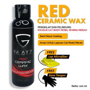 Glatz Red Ceramic Wax: Poles Body Mobil & Nano Ceramic Coating