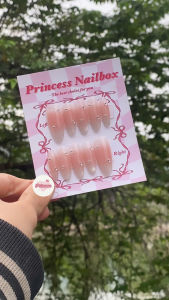 PrincessNailbox[mãTP12]móng úp sơn gelthiết kế thủ công(tặng keodũamiếng dángiấy lau…)