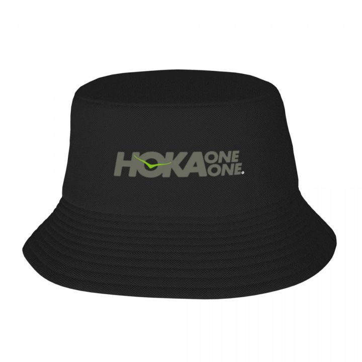 Hoka One One Bucket Hat Print Fisherman Hat Cotton Sun Fishing Cap