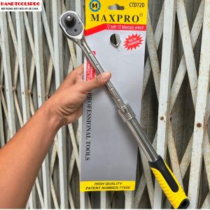 Cần Siết Tự Động 1/2 72 Răng Cao Cấp Cán Có Tăng Đưa 445mm MAXPRO CTD72D