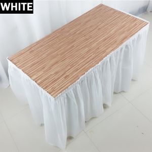 Table Skirt Table Cover Waterproof Self Adhesive Party Decor Buffet Birthday Wedding Reusable
