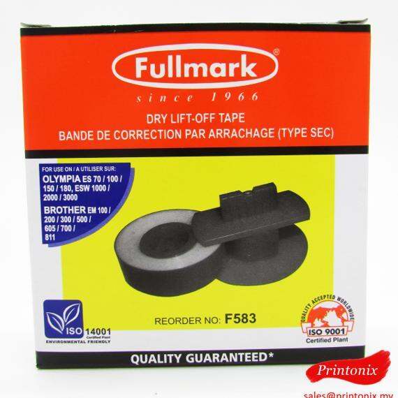 Fullmark Brother EM 100 / EM 200 / GR 143 Lift Off Tape - Dry (F583 ...