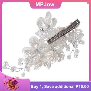 【MPJow】 Bridal Flower Hair Clip Hair Jewelry Wedding Hair Accessory Luxury