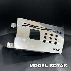 COVER ENGINE PELINDUNG BAWAH MESIN CHROME STAILESS PCX 160 PELINDUNG MESIN PCX 160 ZM55