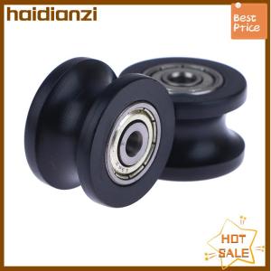 haidianzi 1Pcs U Groove Pulley Guide Pulley Rolling Bearing U Groove Roller Wheel 5x25x16.5mm For Driving Mechanical Accessories