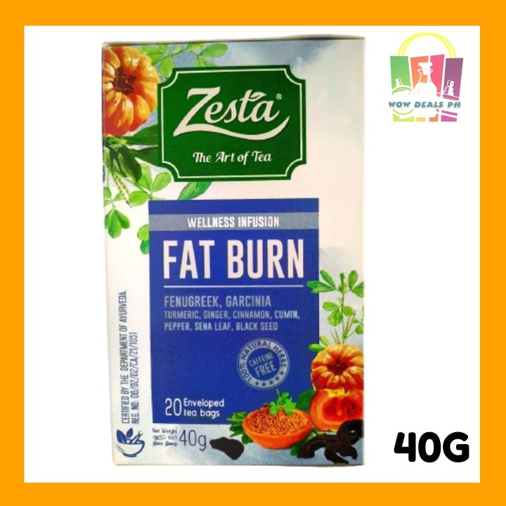 Zesta Wellness Infusion Fat Burn Tea Weight Lose Slimming Tea Diet Tea