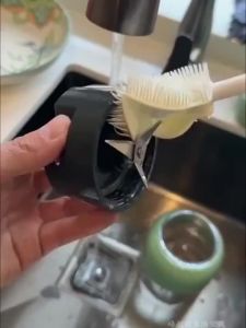 【Ship in 24H】Water Cup Cleaning Brush Water Bottle Brush Cleaning Cup Brush Wine Glass Teapot Brush Cleaning Gap Brush Can Be Hung 水杯清洁刷